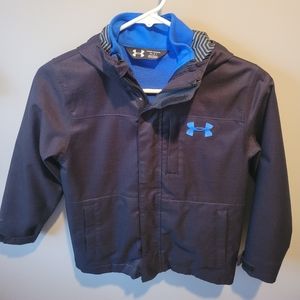 Under Armour Boy Black/Blue Jacket / Coat S